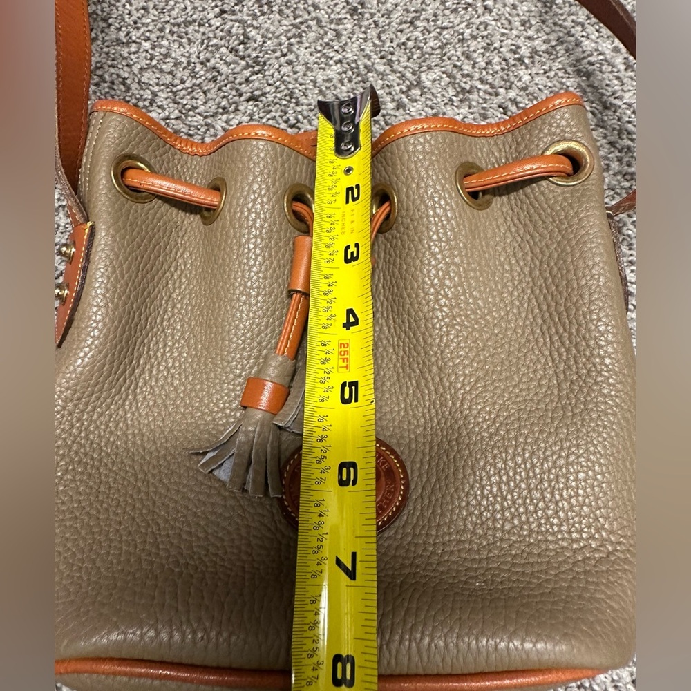 Vintage D&B Leather Bucket Bag